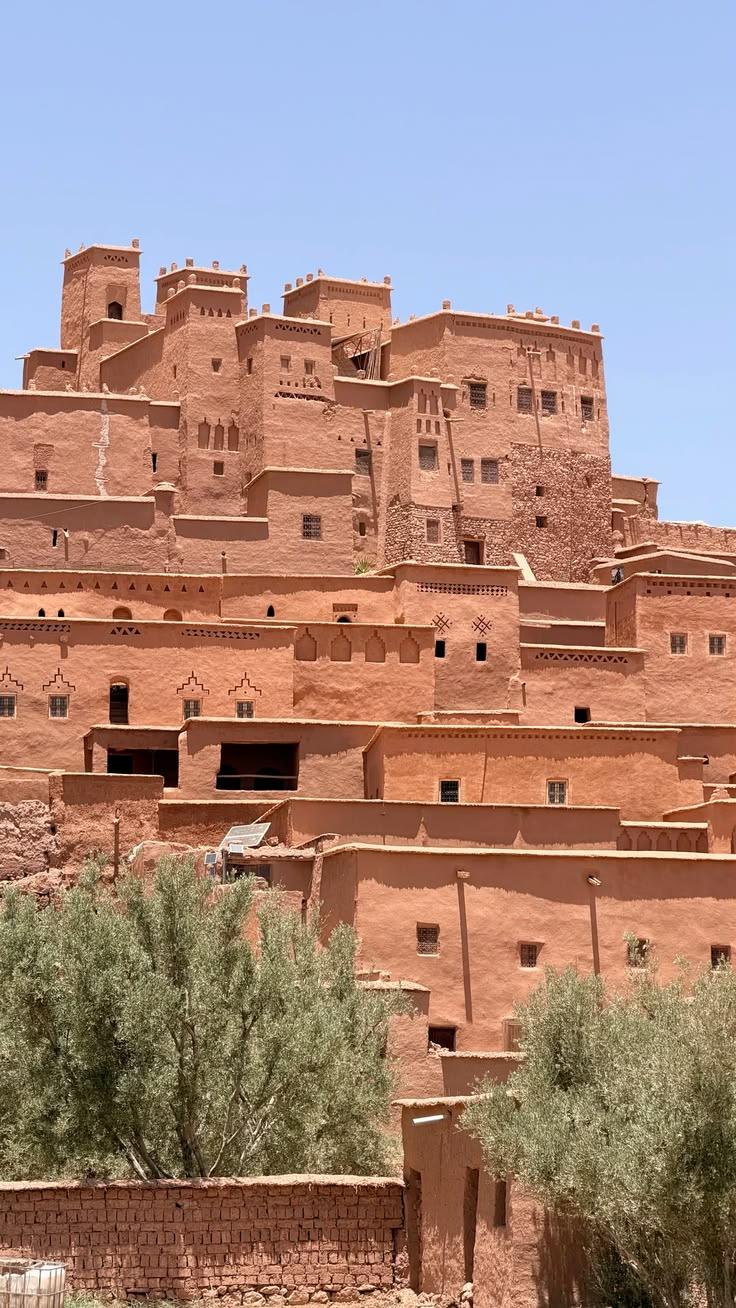 Fortified earthen architecture at Ait Ben Haddou